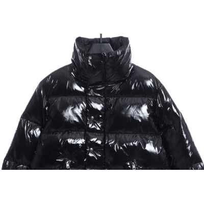 Top Quality Moncler lacquered Jacket Black  01