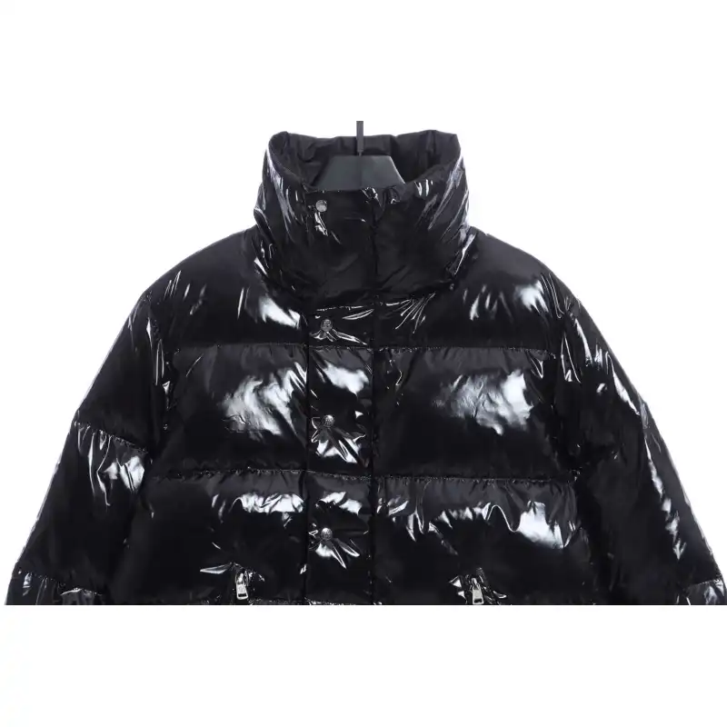 Top Quality Moncler lacquered Jacket Black 