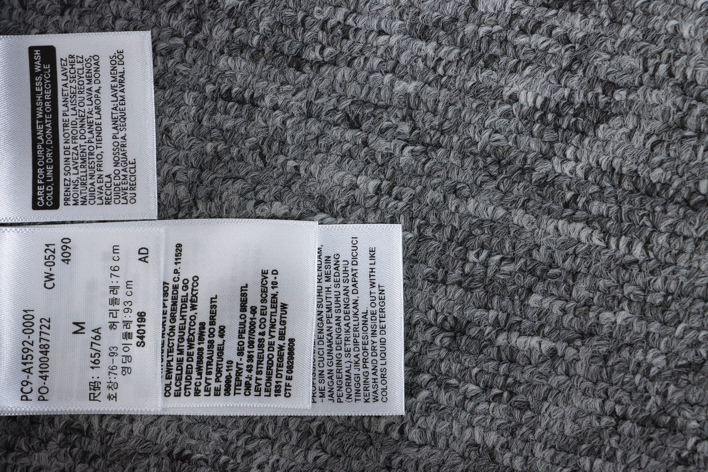    DENIM TEARS Washed Flam Jacket 