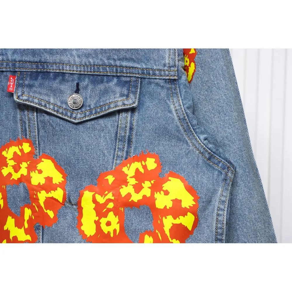 DENIM TEARS Washed Flam Jacket 