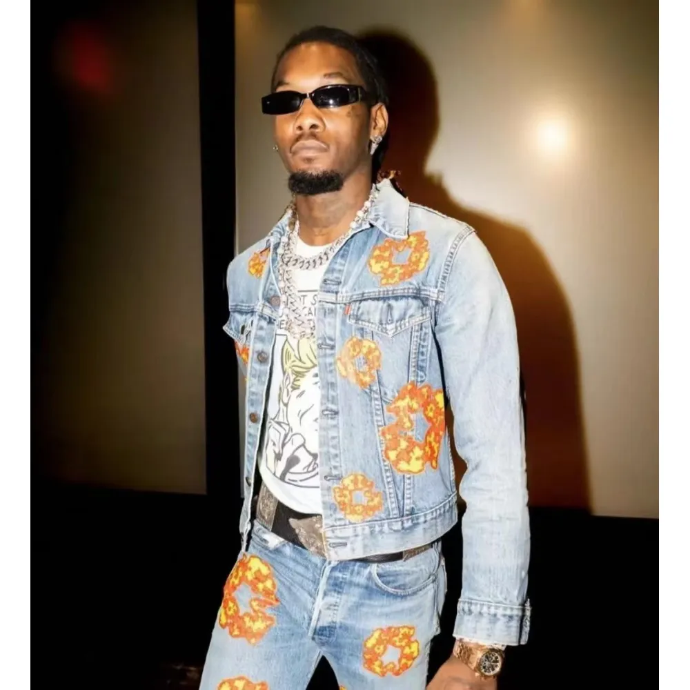 DENIM TEARS Washed Flam Jacket 