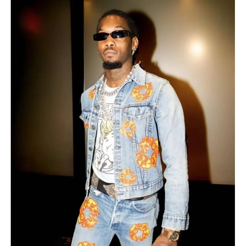 DENIM TEARS Washed Flam Jacket 