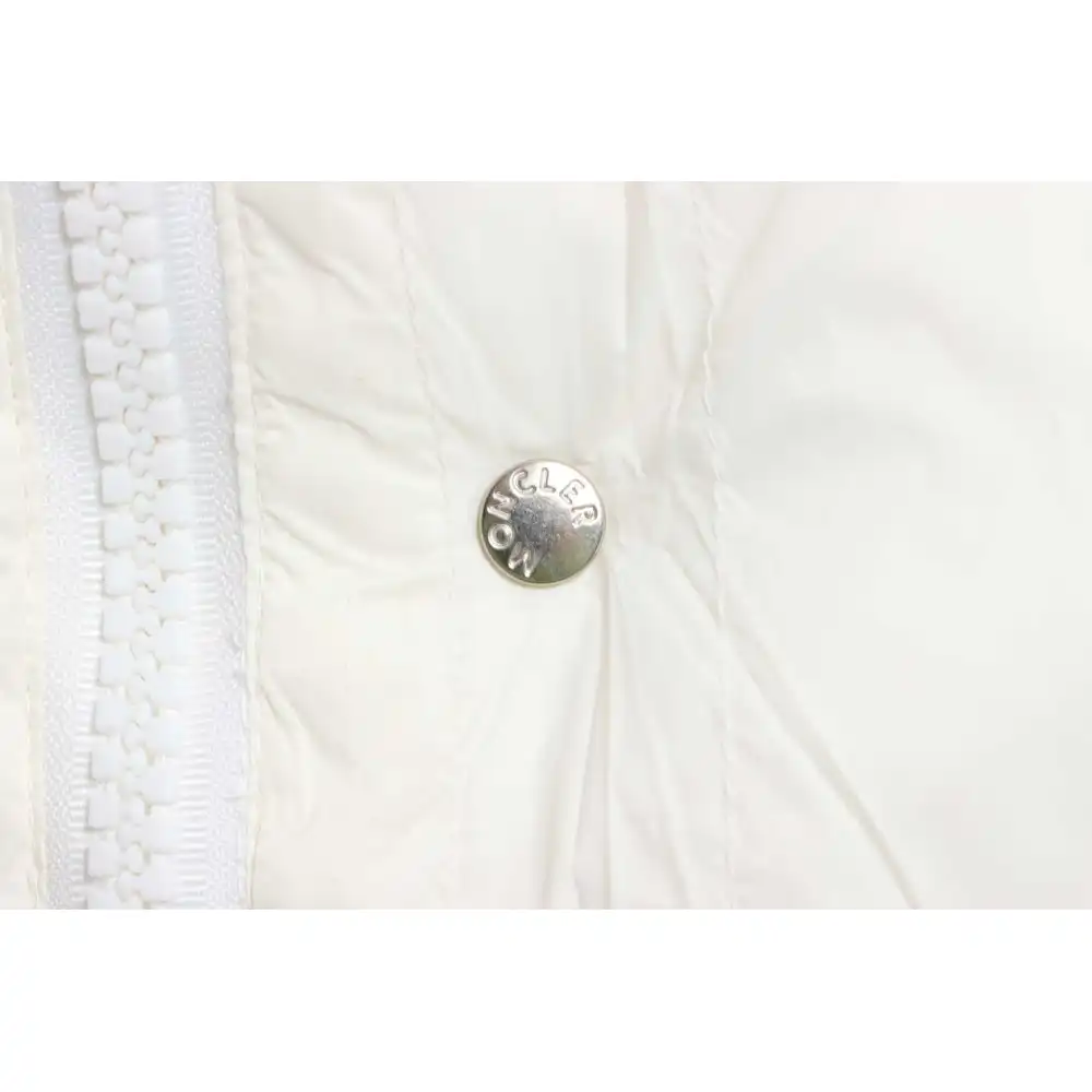 Top Quality Moncler lacquered Jacket White 