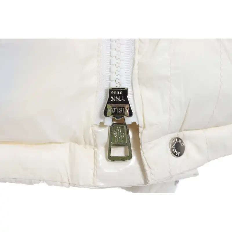 Top Quality Moncler lacquered Jacket White 