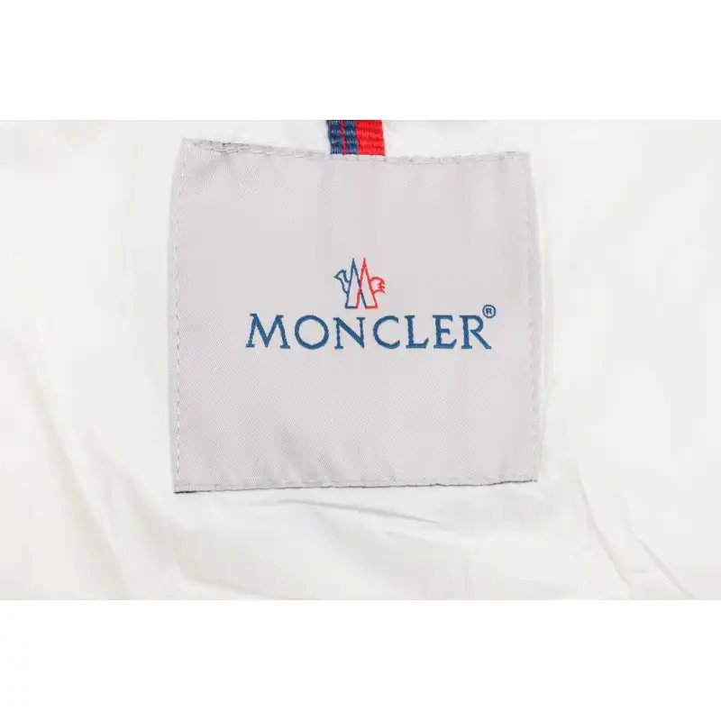 Top Quality Moncler lacquered Jacket White 