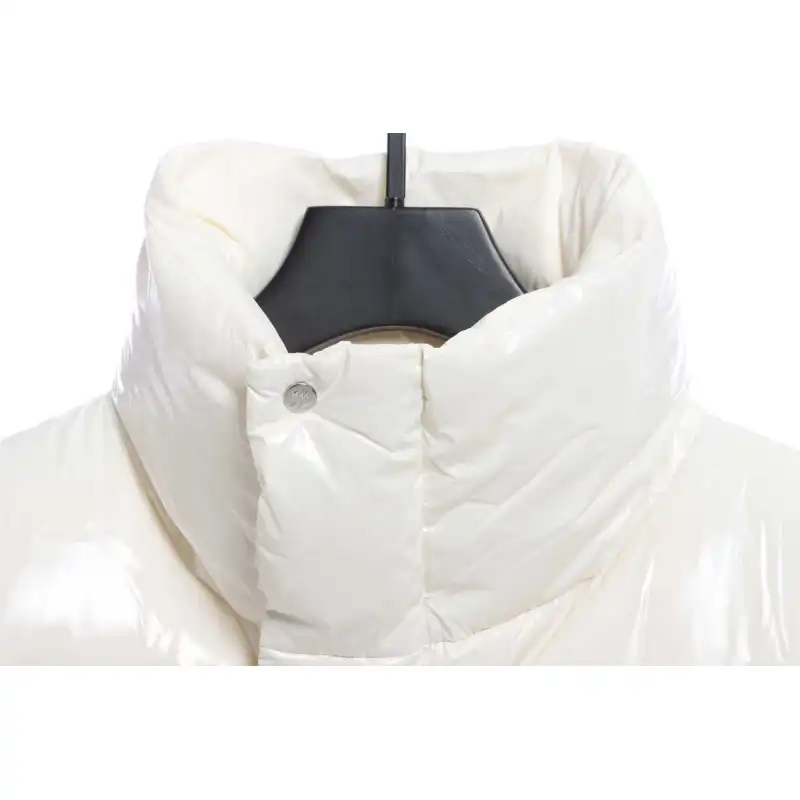Top Quality Moncler lacquered Jacket White 