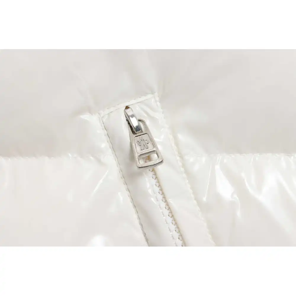 Top Quality Moncler lacquered Jacket White 