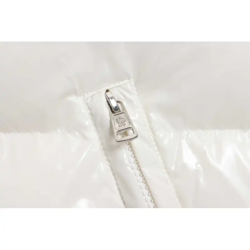 Top Quality Moncler lacquered Jacket White 