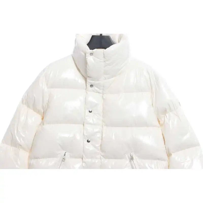 Top Quality Moncler lacquered Jacket White 