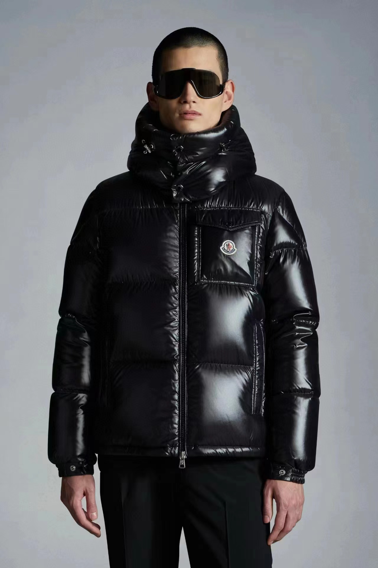 Top Quality Moncler Tricolour Tape Down Jacket 