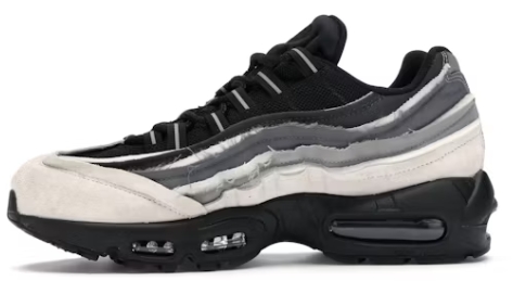    Nike Air Max 95 Comme des Garcons Black Grey CU8406-101