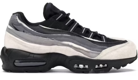    Nike Air Max 95 Comme des Garcons Black Grey CU8406-101