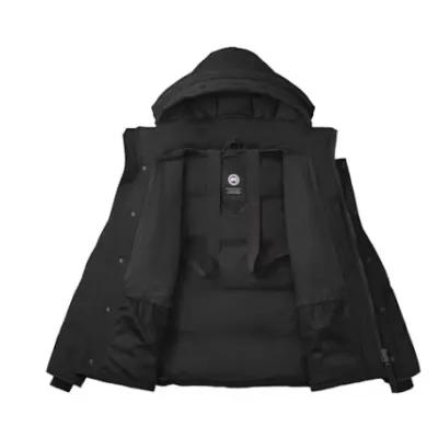 Top Quality Canada Goose Wyndham Parka Black 02