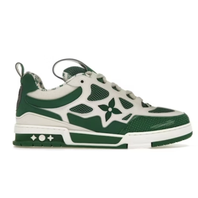 Louis Vuitton LV Skate Sneaker Green White 02