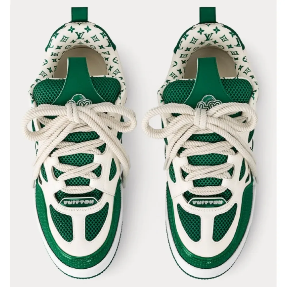 Louis Vuitton LV Skate Sneaker Green White