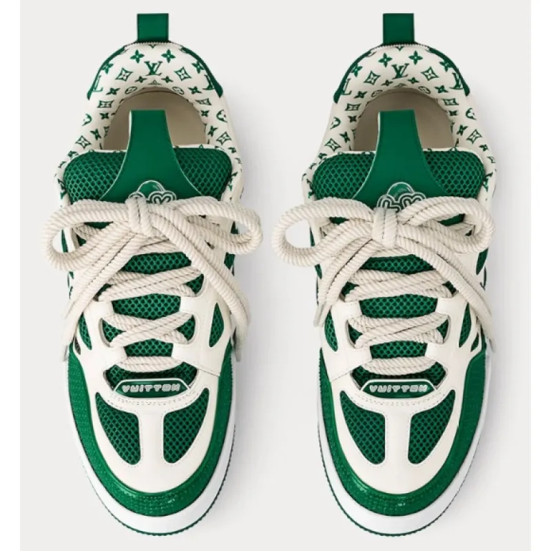 Louis Vuitton LV Skate Sneaker Green White