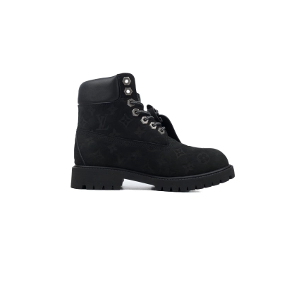    Louis Vuitton Timberland 6" Ankle Boot Black Monogram 02