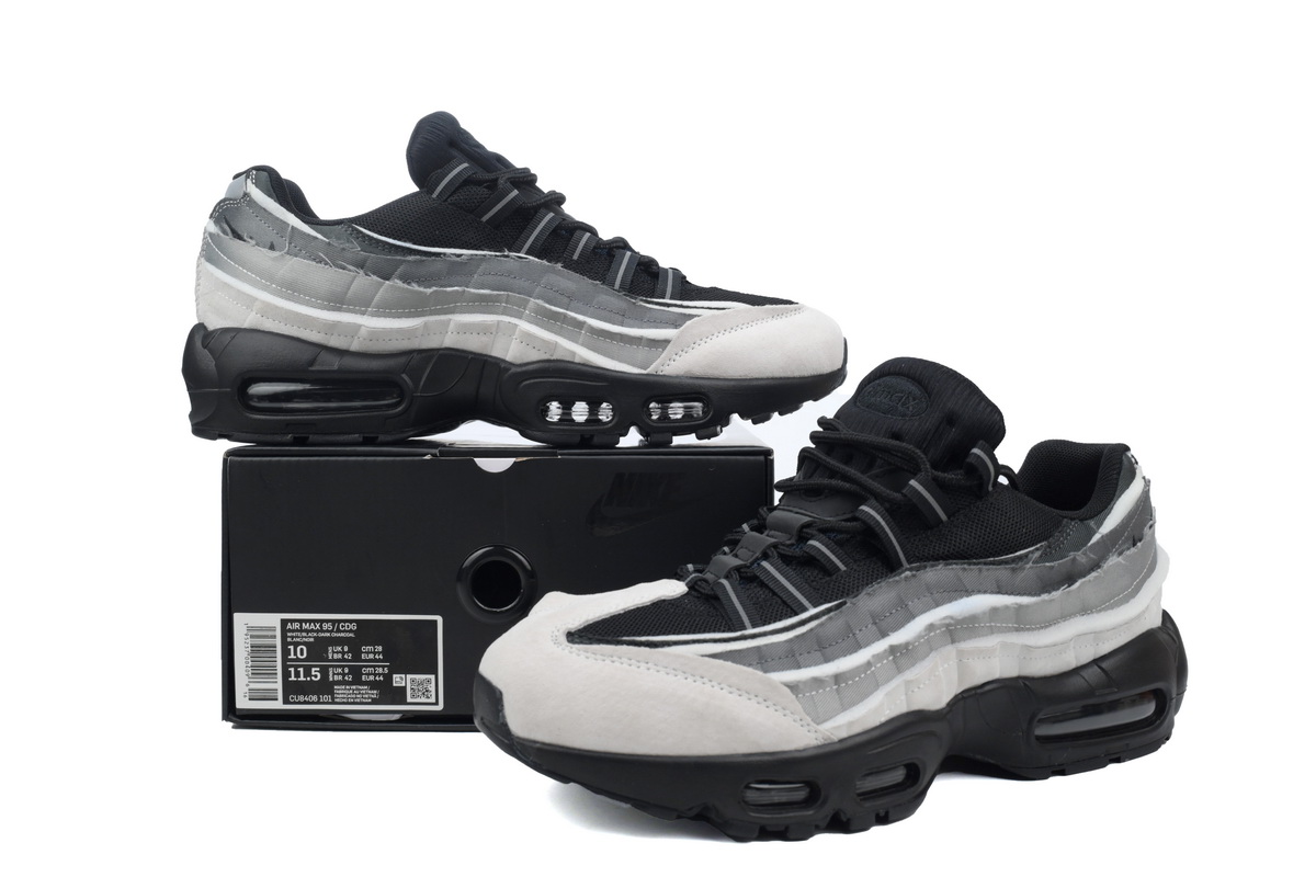    Nike Air Max 95 Comme des Garcons Black Grey CU8406-101