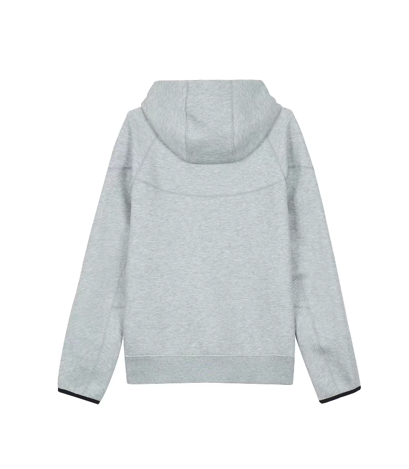 【Hot Sale】Nike Sportswear Tech Fleece Full-Zip Hoodie & Joggers Set Dark Heather Grey 