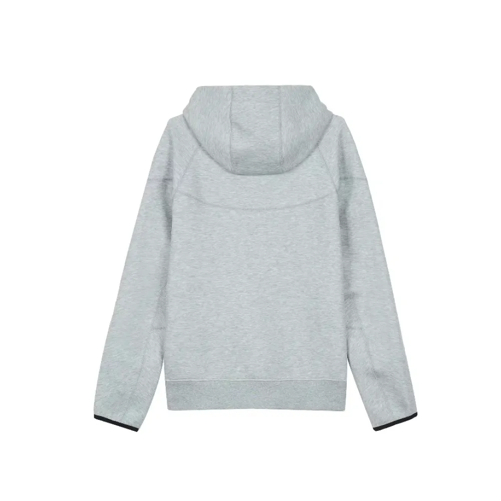 【Hot Sale】Nike Sportswear Tech Fleece Full-Zip Hoodie & Joggers Set Dark Heather Grey 