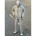 【Hot Sale】Nike Sportswear Tech Fleece Full-Zip Hoodie & Joggers Set Dark Heather Grey 