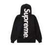     Supreme Satin Applique Hooded Sweatshirt  Black 