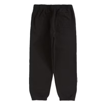 Top Quality Supreme Satin Appliqué Sweatpant Black  02