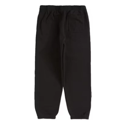 Top Quality Supreme Satin Appliqué Sweatpant Black  02