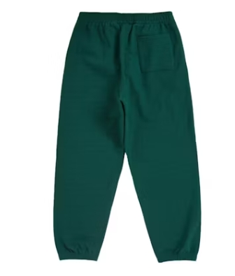 Top Quality Supreme Satin Applique Sweatpant Dark Green 