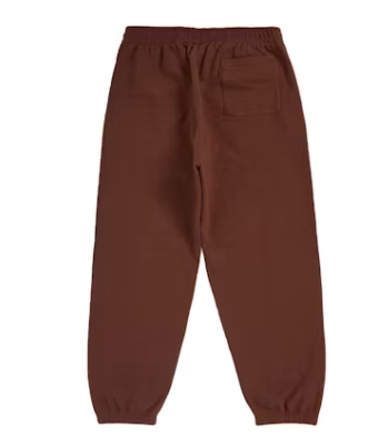 Top Quality Supreme Satin Applique Sweatpant Brown 