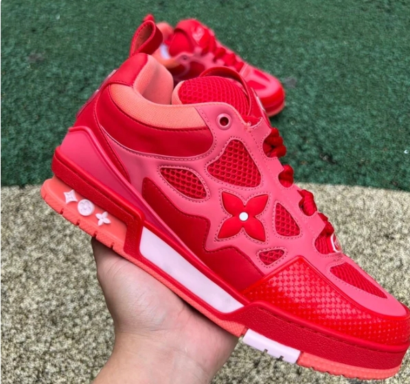    Louis Vuitton LV Skate Sneaker Red