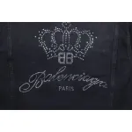 Balenciaga Back Crown Denim Jacket 
