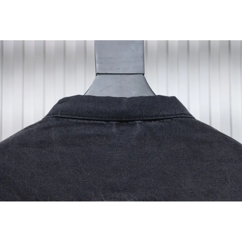 Balenciaga Back Crown Denim Jacket 