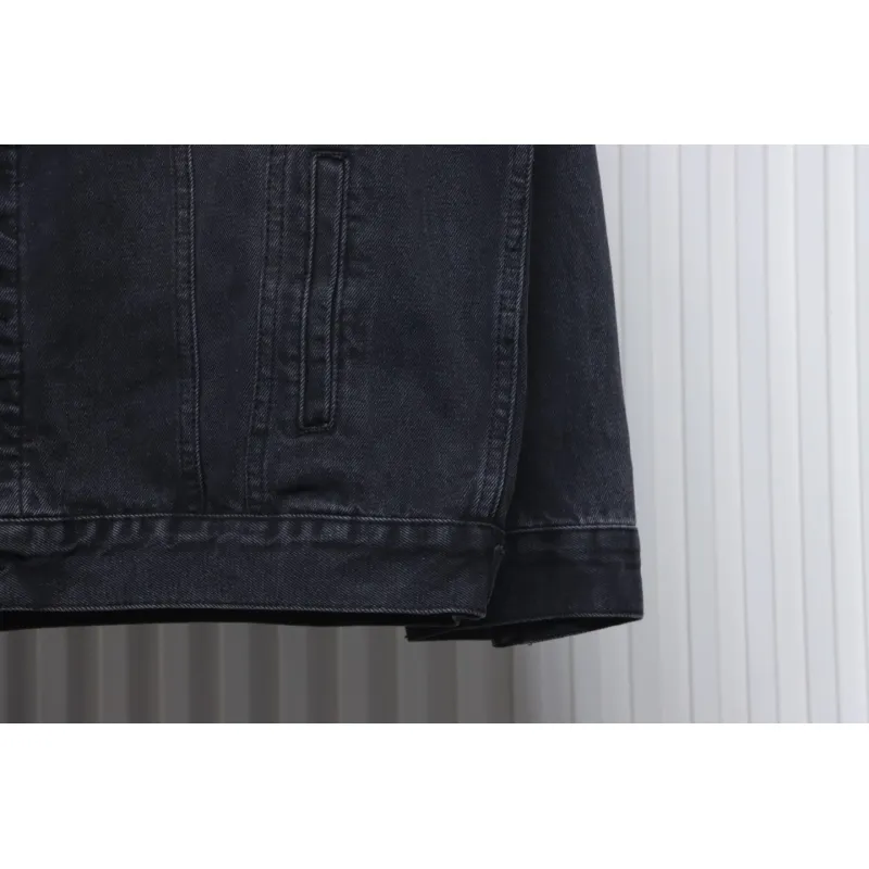 Balenciaga Back Crown Denim Jacket 