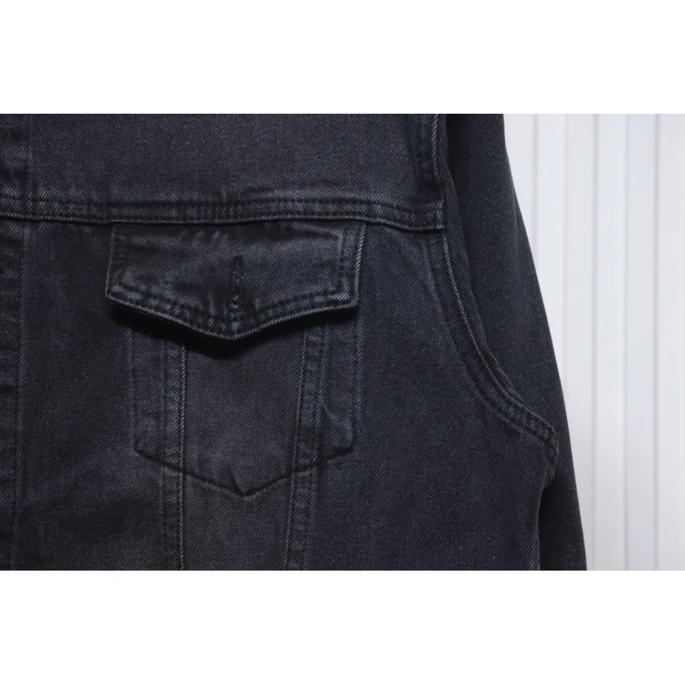 Balenciaga Back Crown Denim Jacket 