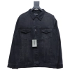 Top Quality    Balenciaga Back Crown Denim Jacket 