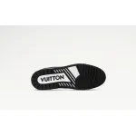 Louis Vuitton Trainer Black White Swarovski
