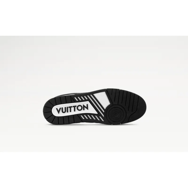 Louis Vuitton Trainer Black White Swarovski