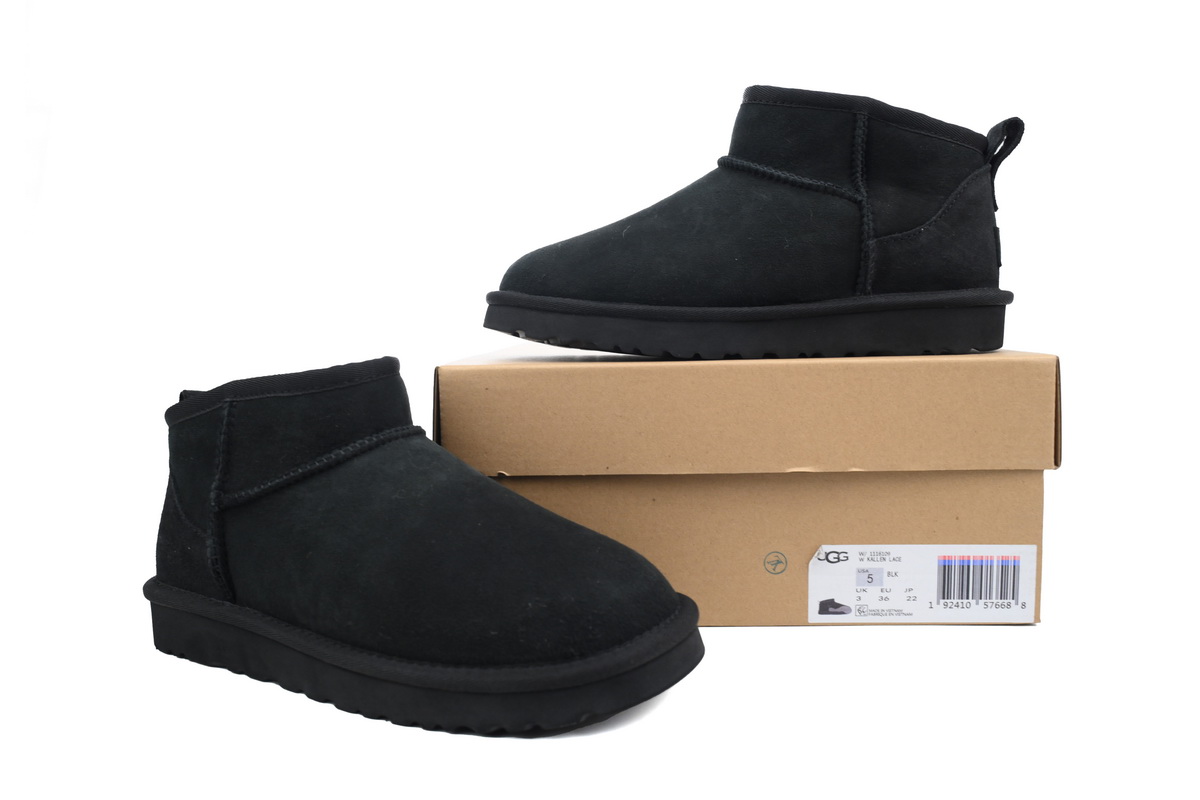 Pkgod UGG Classic Ultra Mini Boot Black 