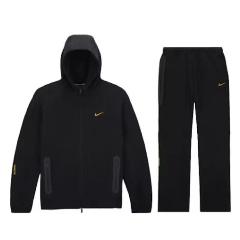 Nike x NOCTA Tech Fleece Hoodie & Joggers Set Black 