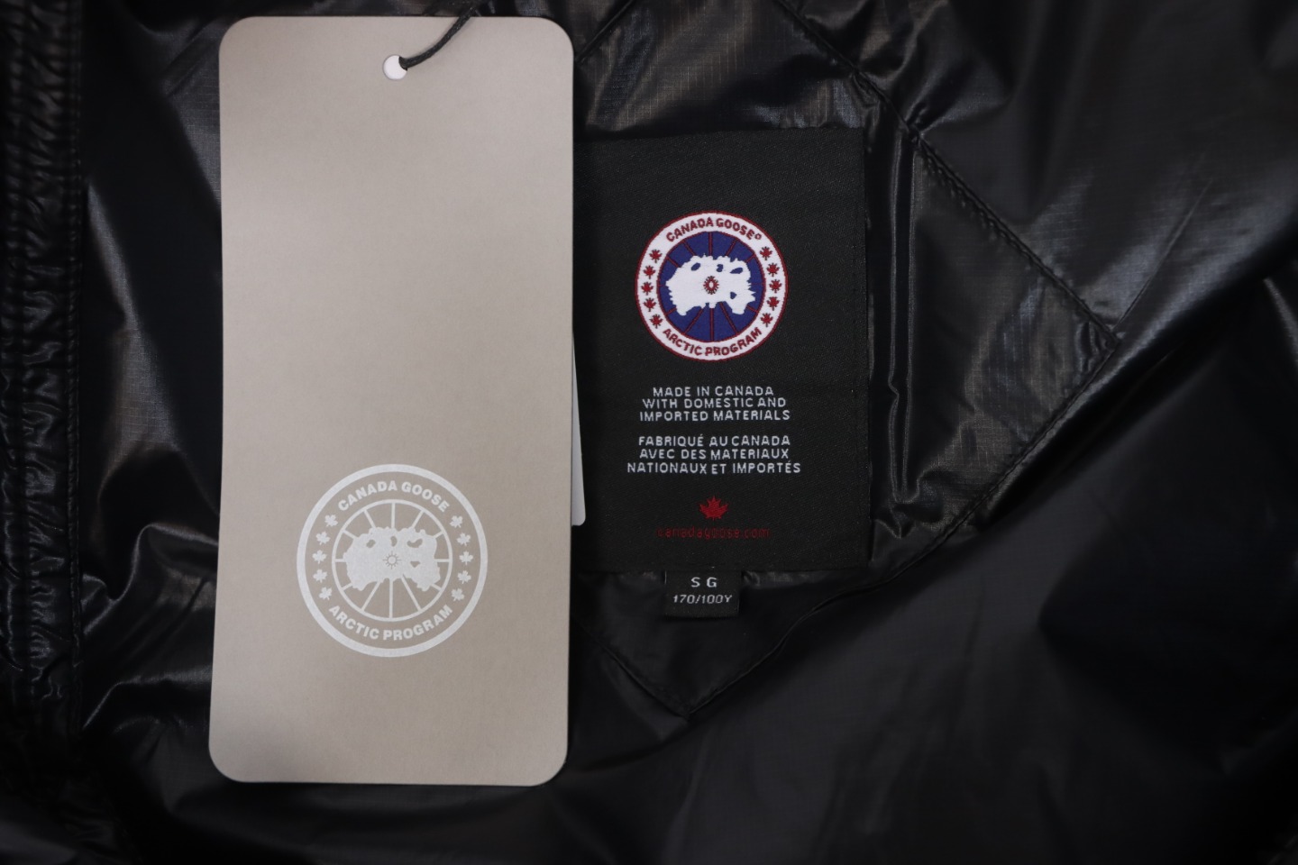 Top Quality Canada Goose Puff Down Jacket Black 