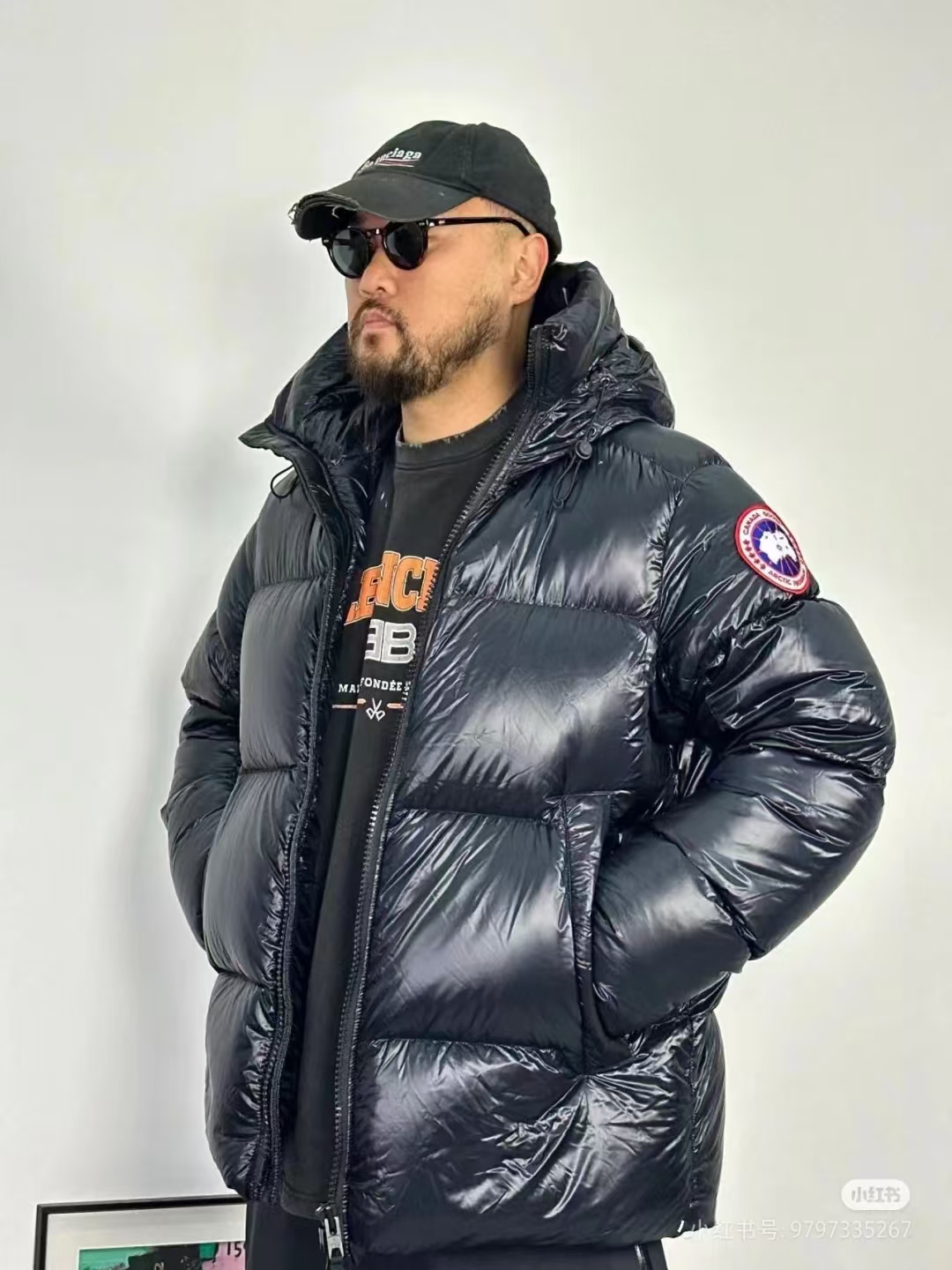 Top Quality Canada Goose Puff Down Jacket Black 