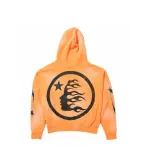 Top Quality Hellstar Fire Hoodie "Orange" 