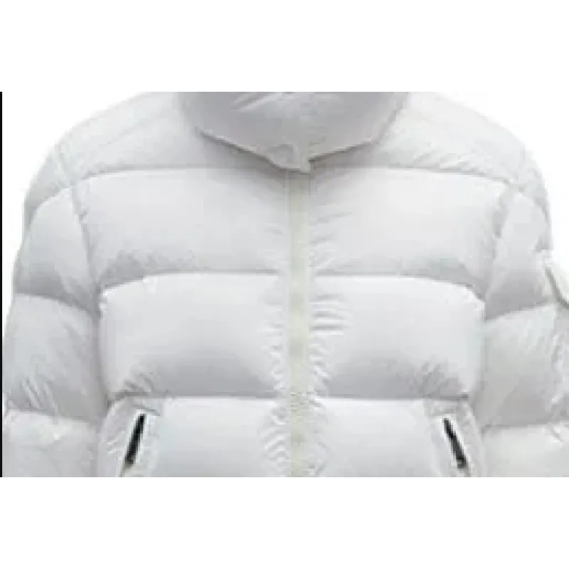 Top Quality Moncler Women's Maire Short Down Jacket Glossy Off White 