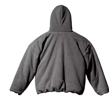     Yeezy Gap Polar Fleece Padded Hoodie Dark Grey 