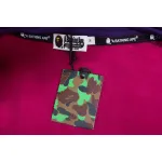 Top Quality BAPE Color Camo Shark Zip Hoodie Junior 