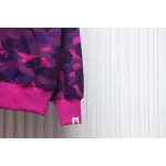 Top Quality BAPE Color Camo Shark Zip Hoodie Junior 