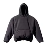 Top Quality Yeezy Gap Polar Fleece Padded Hoodie Black 