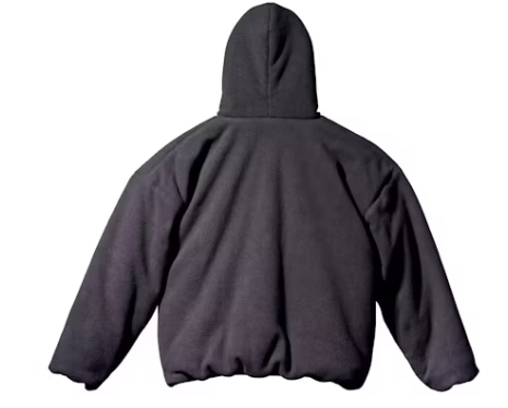     Yeezy Gap Polar Fleece Padded Hoodie Black 