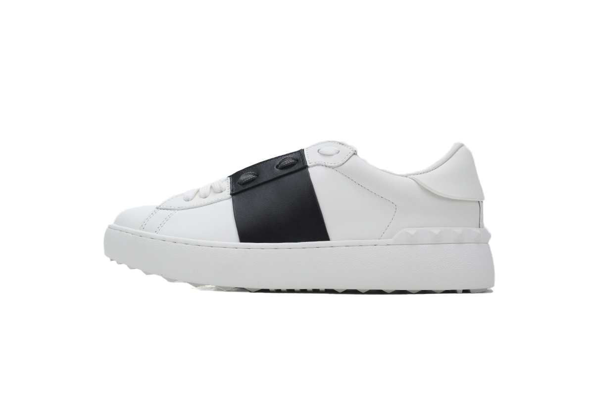    Valentino Garavani Open White Black Band White